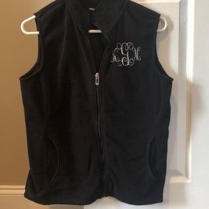 Personalized fleece vest “kGm”